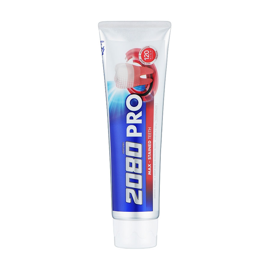 Зубна паста Dental Clinic 2080 Pro-Max Stained Teeth Максимальний захист, 125 г