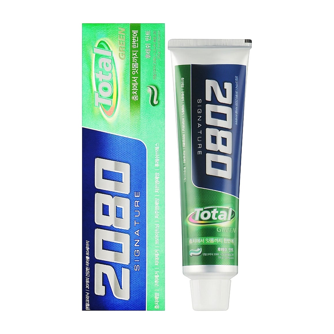 Зубна паста Dental Clinic 2080 Signature Total Green Toothpaste з антибактеріальними рослинними компонентами, 150 г